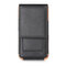 Man Business PU Phone Wallet Card Bag Wallet Purse Dual-Use Waist Bag - Black