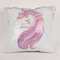 Mermaid Unicorn Sequins Cushion Cover Two Color Changing Reversible Throw Pillow Cases  - #2