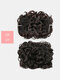 35 Colors Insert-Comb Retro Hair Bag Fluffy High Temperature Fiber Short Curly Wig - 02