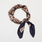 Woman Scarf Silk Products Decorative Square Scarf Leopard Scarf - #01