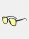 Unisex PC Full Frame UV Protection Fashion Sunglasses - Black 1