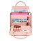 DREAME Women Solid Cosmetic Handbag Capacity Bag Multifunction Crossbody Bag - Light Pink