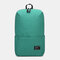 Women Oxford Waterproof Large Capacity Laptop Solid Backpack - Green
