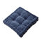 Cojín de asiento de piso de tatami de pana lavable de 40/45/50 cm, cojín de cojín de silla cálido de invierno a cuadros cuadrados - #7