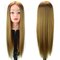 Hair Training Mannequin Practice Head High Temperature Fiber Salon Model With Clamp Braided Hair - 06