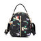 Women Travel Print Multi-Color Shoulder Bag Portable Mini Phone Bag Cloth Crossbody Bag - #07