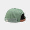 Men & Women Brimless Caps Hip-hop Hats Fasion Skull Caps Round Wheel Logo - Green
