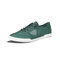 Men Daily Colorful Lace Up Comfort Casual Canvas Skate Shoes - Dark Green