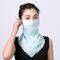 Women Floral Breathable Ear-mounted Scarf Protection Sunscreen Face Masks Neck  - 06