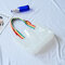 Honana HN-B65 Colorful Waterproof PVC Travel Storage Bag Clear Large Beach Outdoor Tote Bag - White