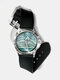 Casual colorido paisagem impresso masculino Watch mármore Padrão feminino quartzo Watch - #01