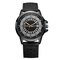Trendy Roman Digital Men's Quartz Watch Calendar Breathable Belt Waist Watch For Men - 01