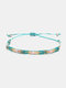 Ensemble de bijoux de bracelet en alliage de corde tressée de forme géométrique vintage pour les femmes - 3