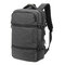Men Large Capacity Travel Bag USB Charge Backpack - Black