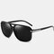 Fashion Men's Sunglasses Retro Large Frame Polarized Sunglasses - #01
