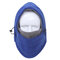 Men Women Thicker Fleece Warm Windproof Outdoor Sports Cap Hiking Ski Caps Full-protection Face Mask - Blue & Grey