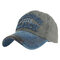 Men Washed Demin Baseball Cap Outdoor Sunshade Adjustable Hats - #09
