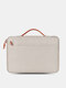 Men And Women Waterproof New Jacquard Fabric Carry Laptop Bag Briefcase MacBook Protective Base - Khaki