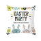 Easter Pillowcase Rabbit Egg Print Cushion Cover - 19