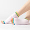 Women Yoga Socks Comfy Breathable Dispensed Non-slip Toe Socks - #11