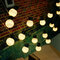 10m 38 Balls LED String Fairy Lights Party Xmas Wedding Holiday Lamp 220V EU Plug - Warm White