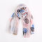 New Fashion European And American Country Seasons Style Leaf Pattern Wild Soft Yarn Scarves Scarf - Light Pink