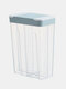 1Pc Kitchen Compartment Grain Storage Tank Snack Storage Box Moisture-Proof Fresh-Keeping Sealed Jar - Blue