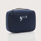 Memory Spinning Cosmetic Bag Large Capacity Compartment Multi-Function Travel Storage Bag - Dark Blue