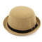 Vintage Pure Color Ladies Hat Woolen Solid Little Dome British Retro Cap - Camel