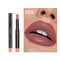 15 Colors Matte Velvet Lipstick Long-lasting Natural Nude Thin Tube Lipstick Pen Lip Makeup - 08