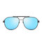 Men UV Protection Polarized Driving Goggle Eyeglasses Outdoor Sport Sunglasses - Blue