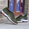 Men Breathable Soft Slip On Casual Sneakers - Green