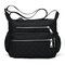 Nylon Women Multi-pocket Casual Shoulder Bags Crossbody Bags - Black