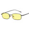 Womens Vogue Casual Square Lens Transparent Outdoor Vacation Polarized Sunglasses INS Popular Chic - #2
