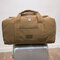 40L Big Capacity Travel Crossbody Bag Outdoor Dual-use Canvas Handbag For Men - Khaki