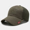 Unisex Mesh Baseball Cap Casual Outdoor Sun Hat - Army Green