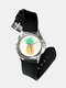 Casual Fruit Printed Hombre Watch No-Numeral Pineapple Patrón Mujer Quartz Watch - #09