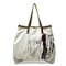 Women Canvas Waterproof Handbags Large Capacity Crossbody Bags - White