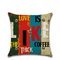 Vintage Hand Painted Motto Pattern Linen Cushion Cover Home Sofa Living Room Art Decor Pillowcases - #2