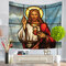 Portrait Oil Painting Polyester Wall Hanging Tapestry Home Decorative Comfortable Sofa Cover - #4