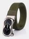 Men Nylon 120cm Automatic Buckle Fashion Outdoor Business Belt - Army Green1