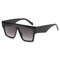 Men's Woman's Multi-color Fshion Driving Glasses Square Retro Frame Sunglasses - #02