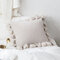 Nordic Style Knitted Fringed Lantern Ball Throw Pillowcase Solid Color Throw Pillow Case Home - #3