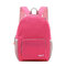 Casual Nylon Folding Light Backpack Shoulder Bag Crossbody Bags - Rose