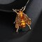 Cute Bee Pins Animals Dripping Oil Brooches Pins Fashion Jewelry for Women - Yellow