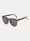 Men Retro Fashion Outdoor UV Protection Oval-shaped Sunglasses - #01