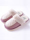 Women Waterproof Soft Comfy Warm Home Slippers - Purple