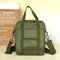 Casual Nylon Waterproof Multi-pocket Travel Bags Passport Storage Bags Better Together Daily Bags - Green