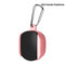 Protector portátil Silicona Caso Auricular Almacenamiento Bolsa para AirDots con Gancho - [rosado]