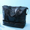 Women Large Capacity Waterproof Handbag Shoulder Bags - Black